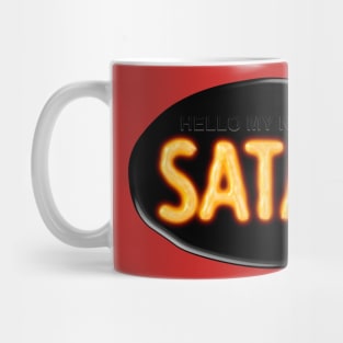 Hello My Name Is Satan Mug